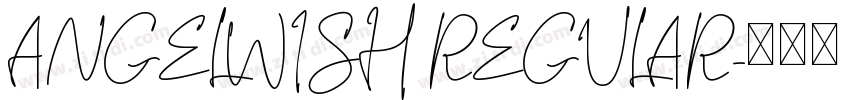 ANGELWISH REGULAR字体转换